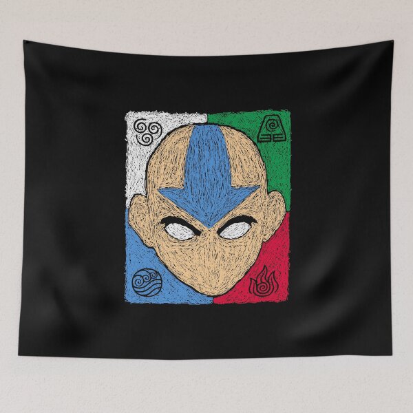 Item preview, Scribbled Aang designed and sold by IguanaOnAStick.