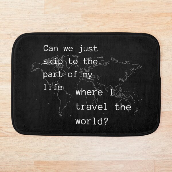 Item preview, Skip To The Part Where I Travel The World designed and sold by Tyto Alba.