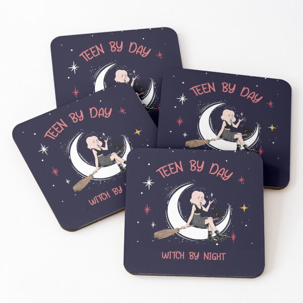 Item preview, Teen Witch Black Cat in the Moon Halloween designed and sold by AuroCreatives.