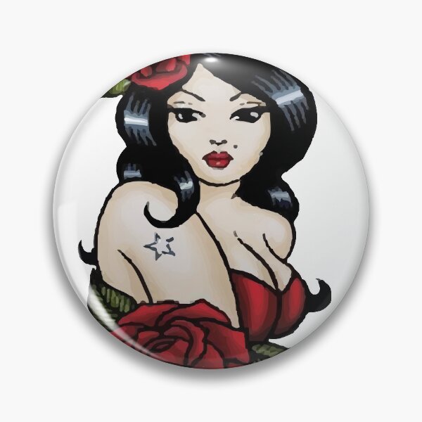 Item preview, sexy women - tattoo - flowers , gift for girlfriend , tattoo lovers - beauty  designed and sold by doitwithlove.