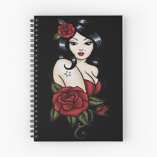 Item preview, sexy women - tattoo - flowers , gift for girlfriend , tattoo lovers - beauty  designed and sold by doitwithlove.