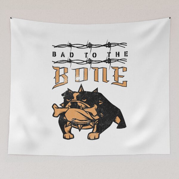 Item preview, Bad to the Bone Washed Bulldog Badass designed and sold by OmmeDesigns.
