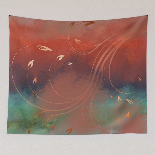Item preview, Autumn Wind Gold Leaves designed and sold by IZiets.
