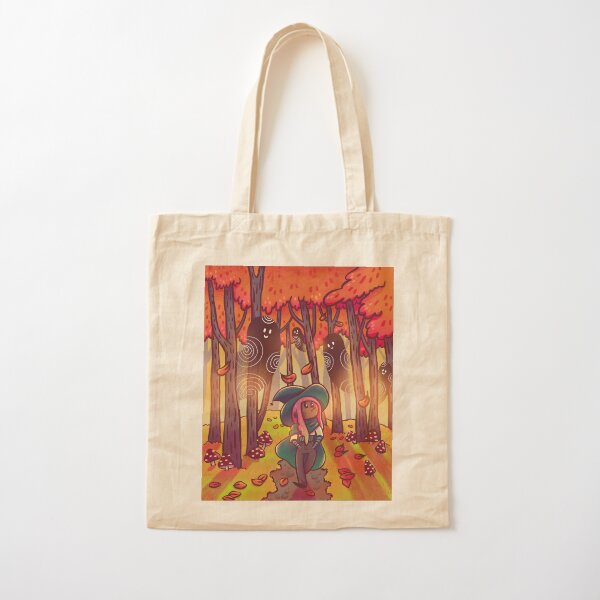 Autumn Stroll Cotton Tote Bag