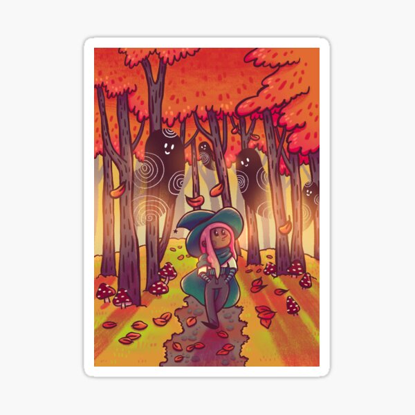 Autumn Stroll Sticker