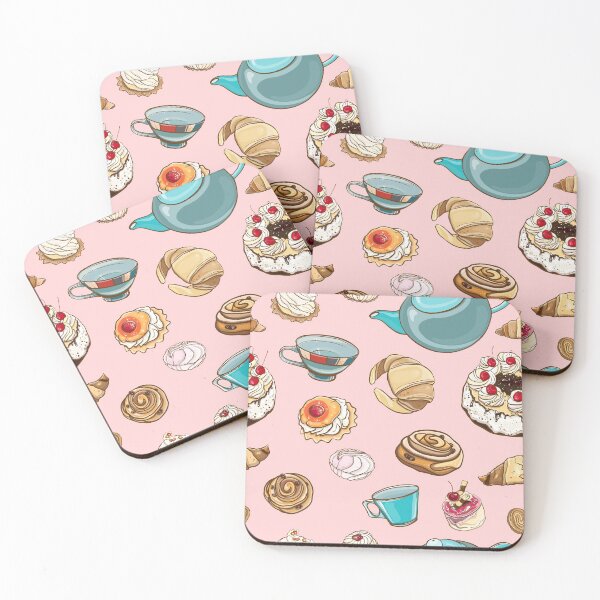 Item preview, Tea Time Dessert Pattern designed and sold by Alicia Chee.