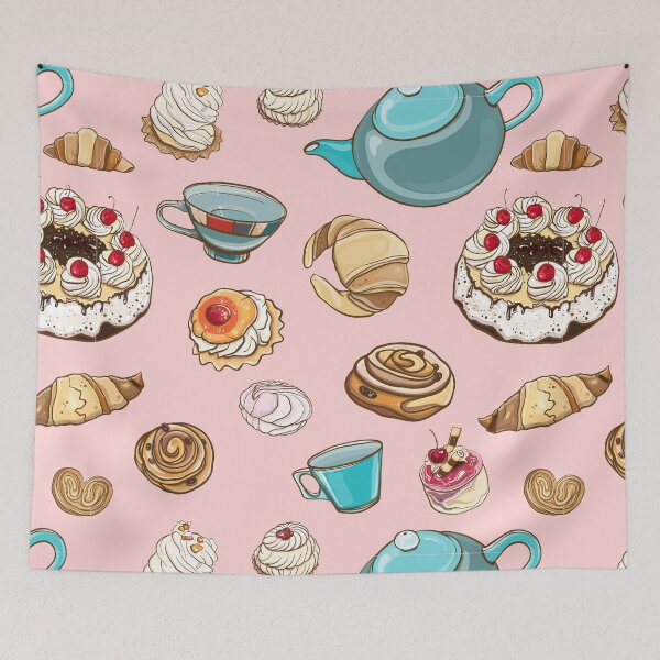 Item preview, Tea Time Dessert Pattern designed and sold by Alicia Chee.