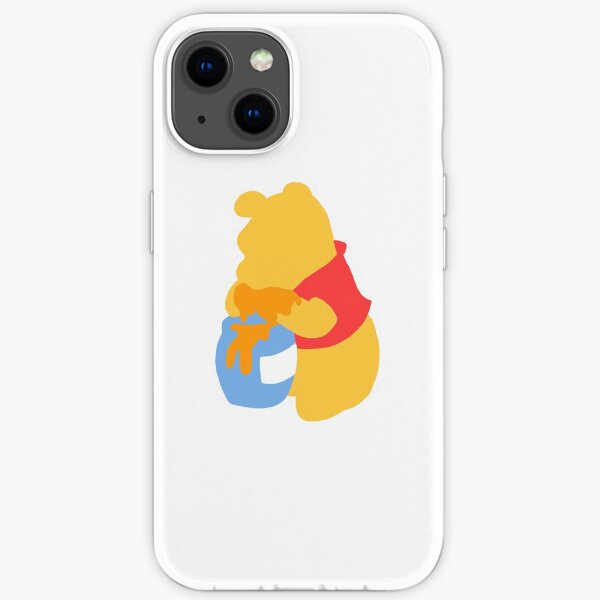 Pooh eating honey iPhone Soft Case