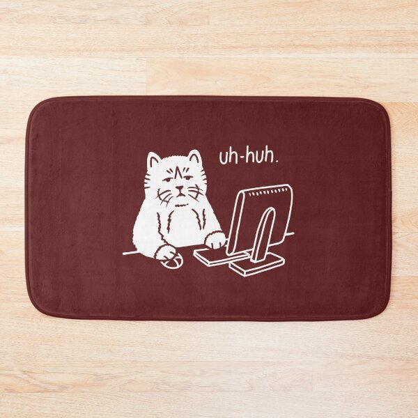 Item preview, Helpdesk Cat (Uh-Huh) designed and sold by bbtlcomics.