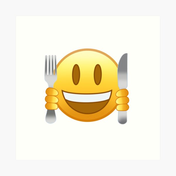 Hungry Emoji | Art Print