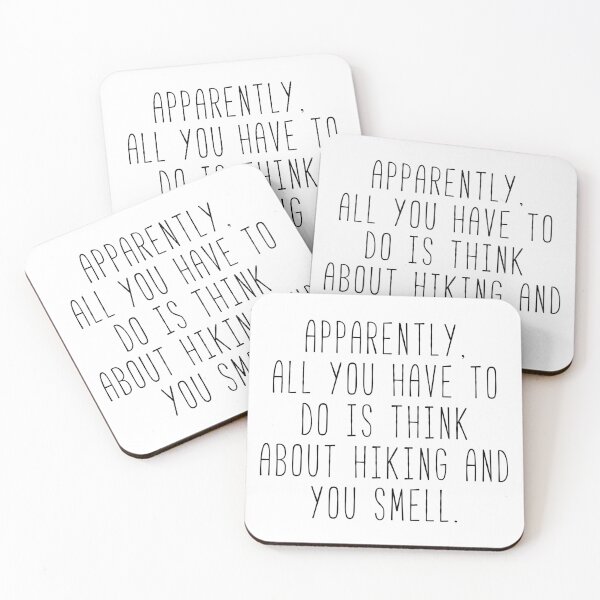 Item preview, Hiking Makes You Smell designed and sold by Sunny Collections.