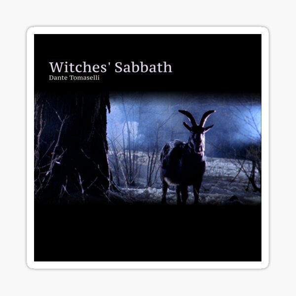 Dante Tomaselli's Witches' Sabbath  Sticker