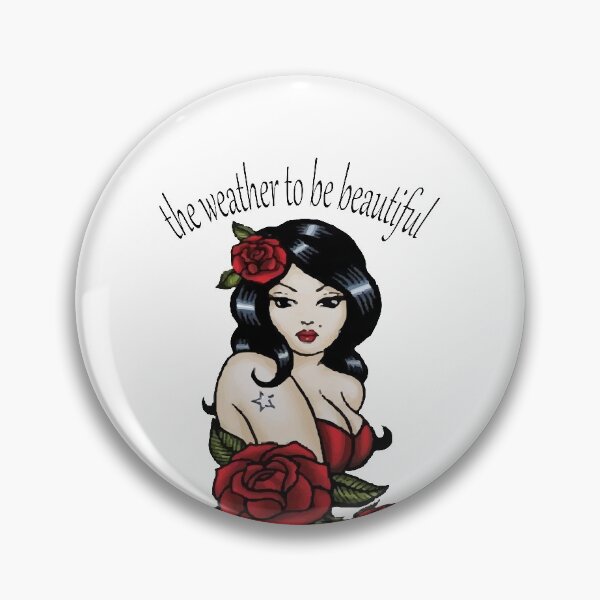 Item preview, the weather to be beautiful - sexy women - tattoo - flowers , gift for girlfriend , tattoo lovers - beauty  designed and sold by doitwithlove.