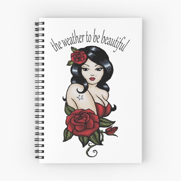 Item preview, the weather to be beautiful - sexy women - tattoo - flowers , gift for girlfriend , tattoo lovers - beauty  designed and sold by doitwithlove.