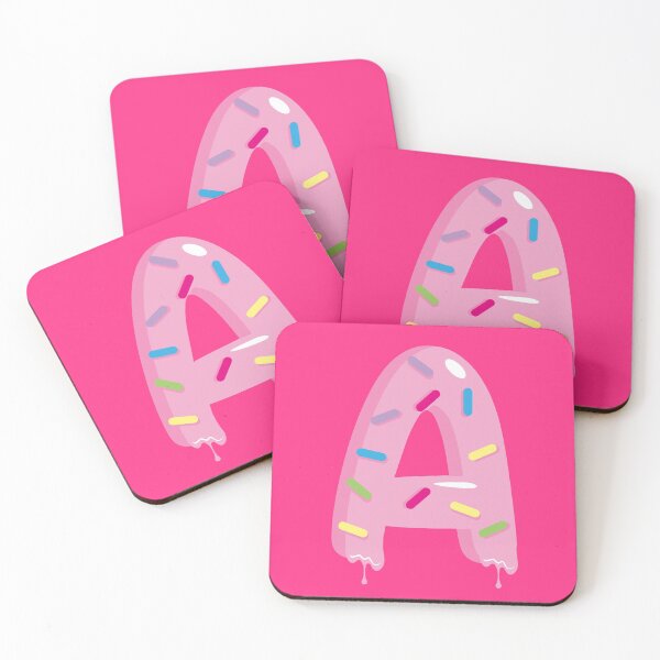 Item preview, Sprinkles and pink icing decorative letter A designed and sold by Bubsart78.