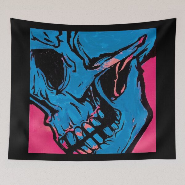 Item preview, Blue Pink Skeleton designed and sold by Jennifer Adair.