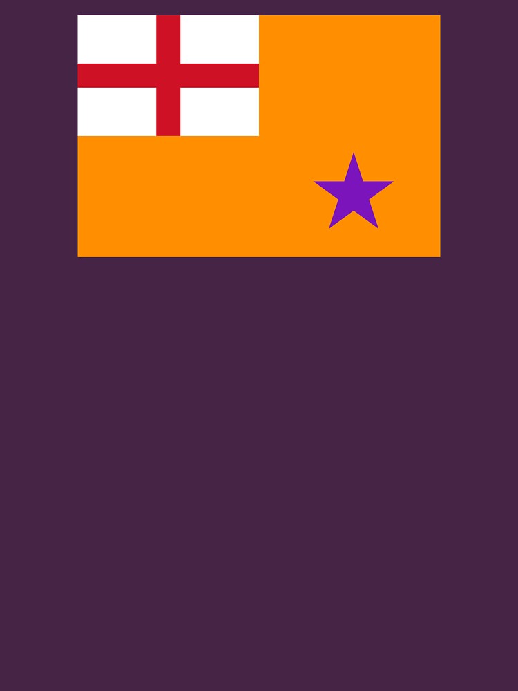 orange flag purple star