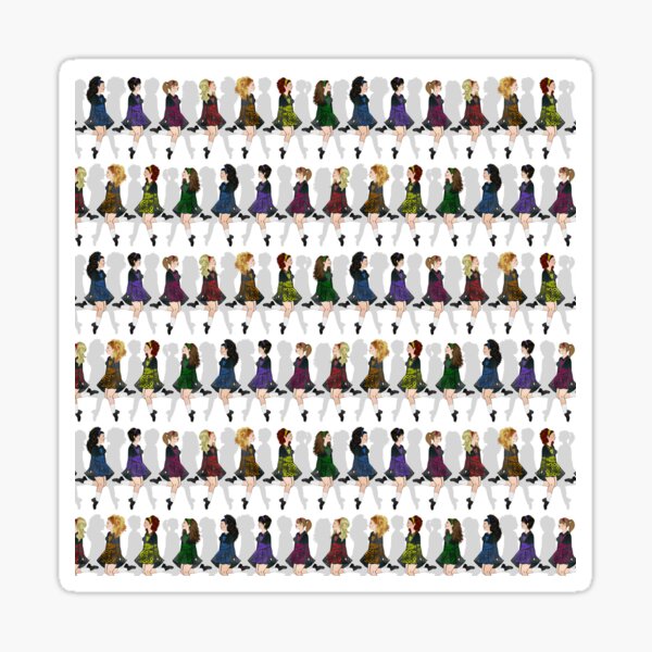 Irish Dance Rainbow Sticker