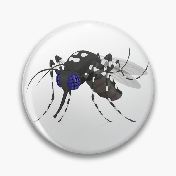 Item preview, Aedes Aegypti mosquitoes mascot Stilt side. Ideal for informational and institutional related sanitation and care designed and sold by LucianoCosmo.
