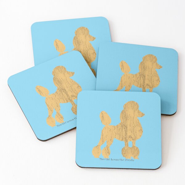 Item preview, This girl loves her apricot poodle designed and sold by ThePoodleandCo.