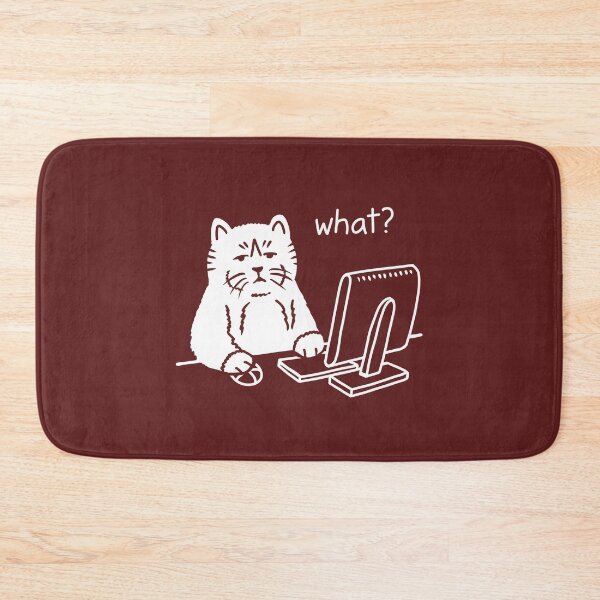 Item preview, Helpdesk Cat (What?) designed and sold by bbtlcomics.