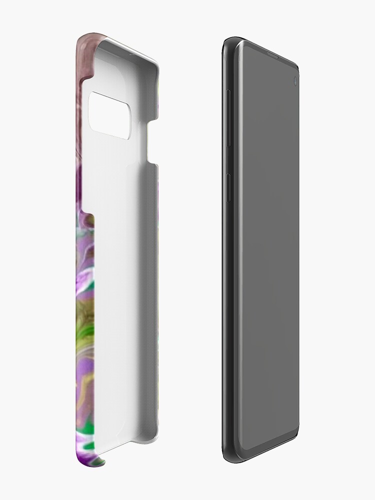 Alternate view of Abstract Painting-"Mardi Gras'g"-Mardi Gras Case & Skin for Samsung Galaxy