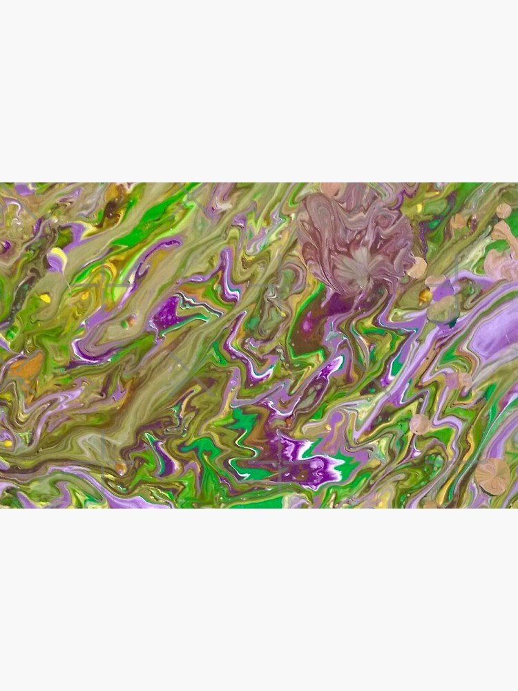 Artwork view, Abstract Painting-"Mardi Gras'g"-Mardi Gras designed and sold by Emily Gartner