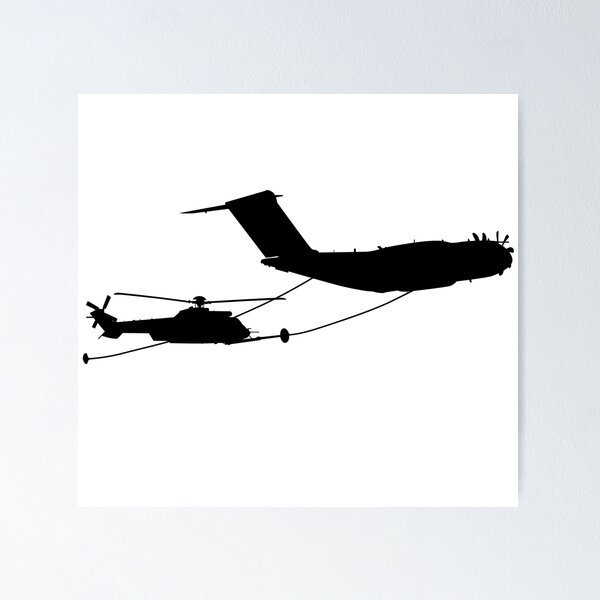 Item preview, Airbus A400M europe transport military aircraft, A 400M german air force In-flight refueling Heer Army tactical transport helicopter. Aerial refueling drogue basket - Fuselage Refuelling Unit.  designed and sold by Marcin Adrian.