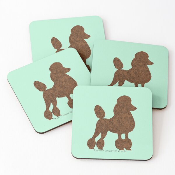 Item preview, Copy of This girl loves her chocolate brown poodle designed and sold by ThePoodleandCo.