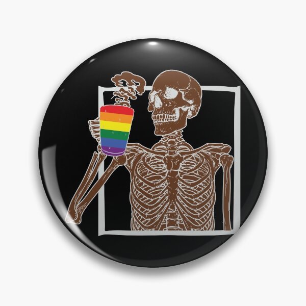 Item preview, Skeleton drinking coffee designed and sold by renderhome.
