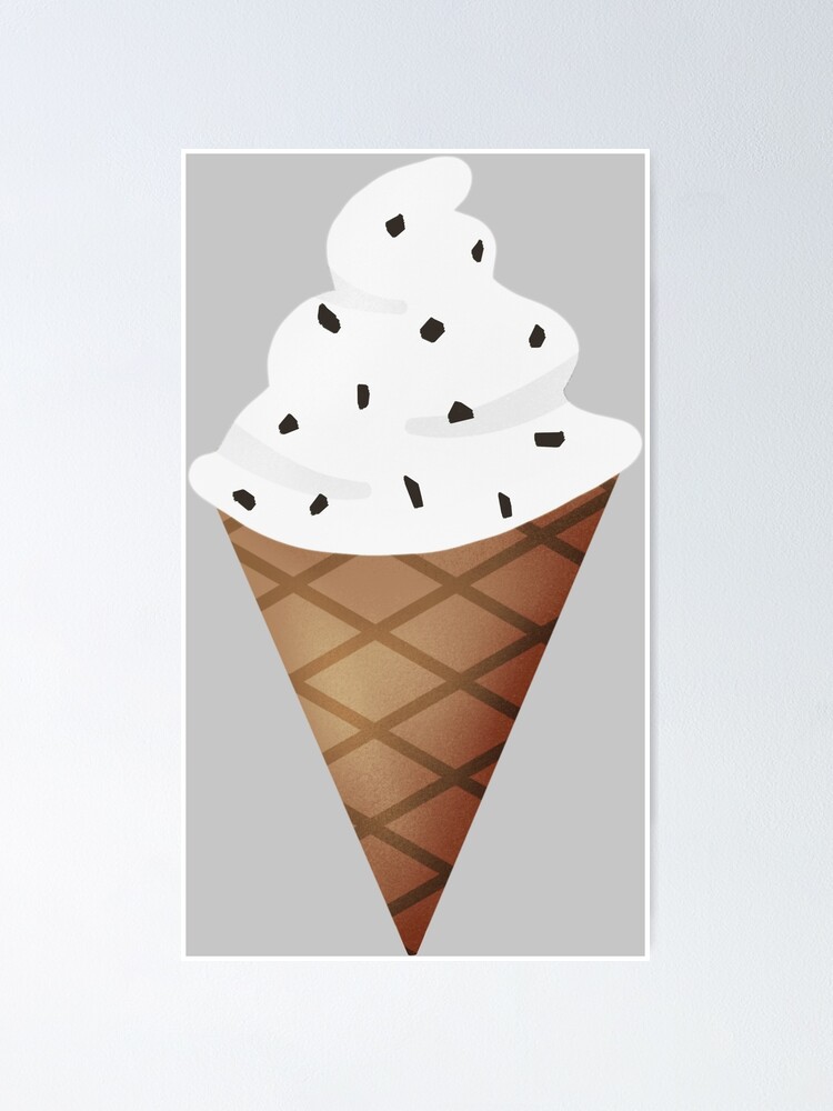 Strawberry Double Scoop Poster  Ice cream art, Ice cream poster, Ice cream  illustration