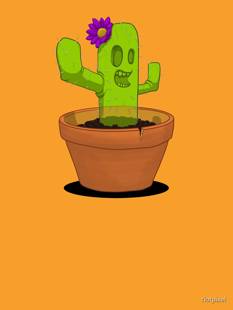 Spooky Succulent Cactus by riotpixel