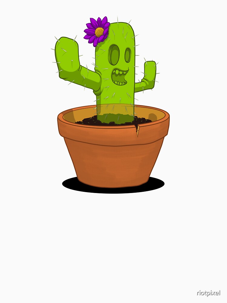 Spooky Succulent Cactus by riotpixel