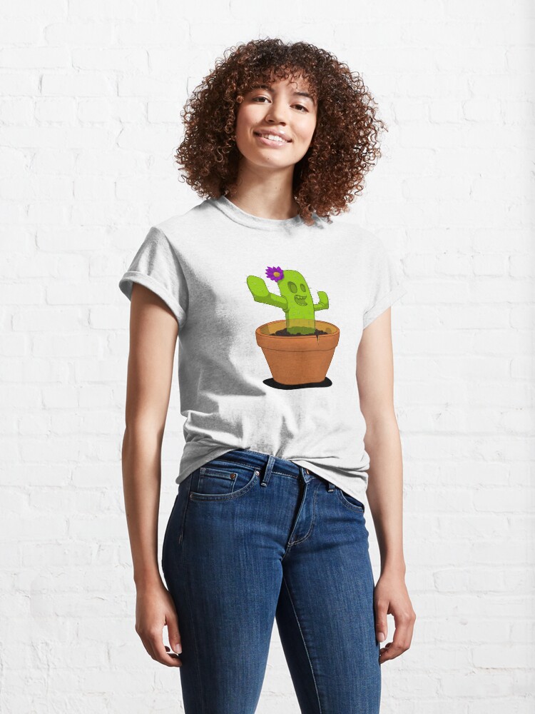 Alternate view of Spooky Succulent Cactus Classic T-Shirt