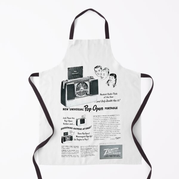 Item preview, ZENITH POP-OPEN RADIO - ADVERT designed and sold by ThrowbackAds.