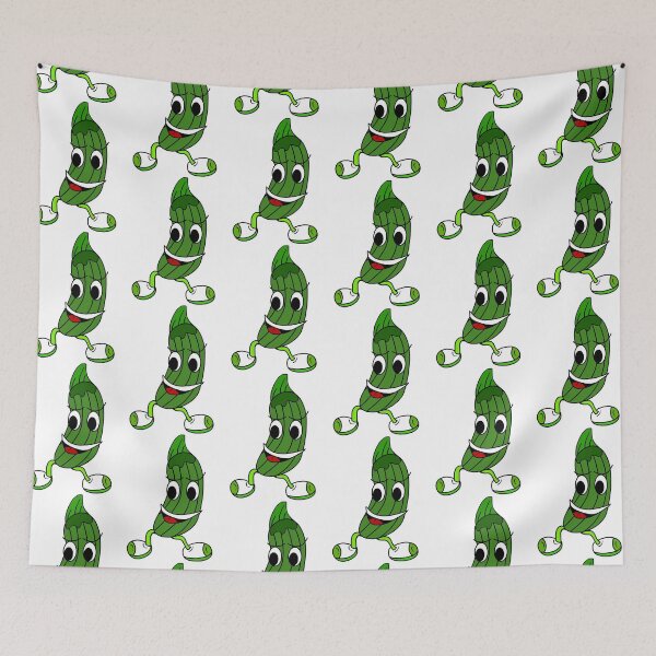 Item preview, Cute Cucumber Vegan Vegetable Illustration designed and sold by vineeth.
