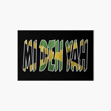 "Jamaican Sayings, Jamaican Slang, Jamaica, Patwah, Patois" Art Board