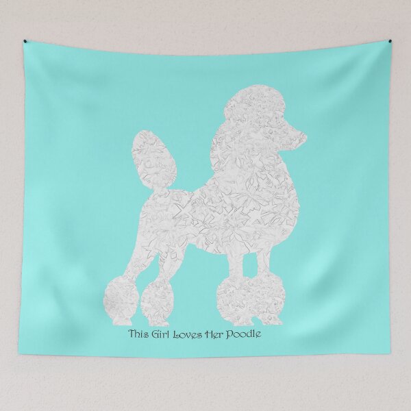 Item preview, Copy of This girl loves her white poodle designed and sold by ThePoodleandCo.