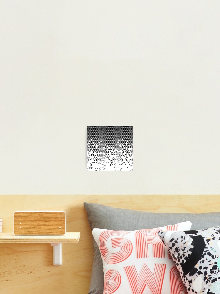 Thumbnail 2 of 3, Photographic Print, Triangle Pattern Gradient designed and sold by ParamPatterns.