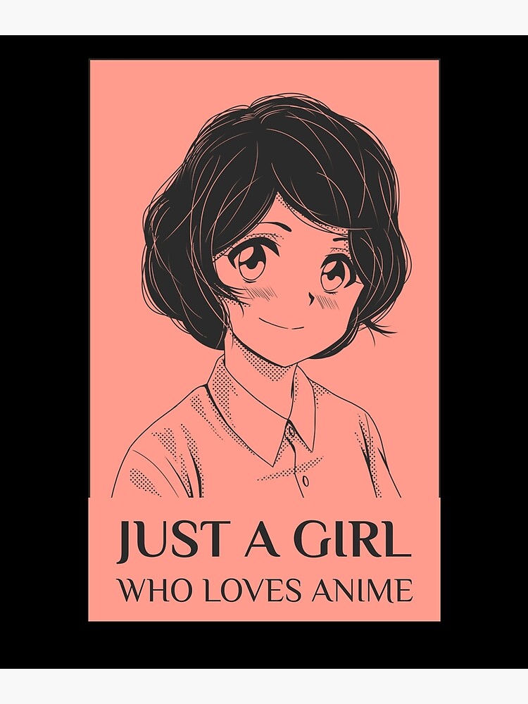 Just a Girl who Loves Anime and Sketching: Comic Manga Anime Sketchbook for  Sketching / Anime Drawing Book / Anime Art Supplies / Otaku & Artist Gift