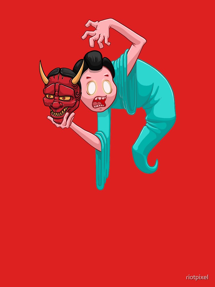 Oh Noh! Japanese Opera Noh Ghost by riotpixel