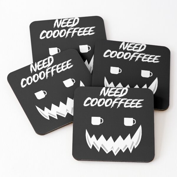 Item preview, NEED COFFEE EVIL SMILE FUNNY HALLOWEEN GIFT designed and sold by TheFirstOne.