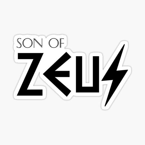 son-of-zeus-sticker-by-armmkd-redbubble