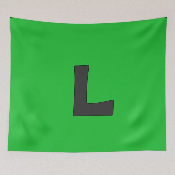 Item preview, letter l black designed and sold by ZiphGames.