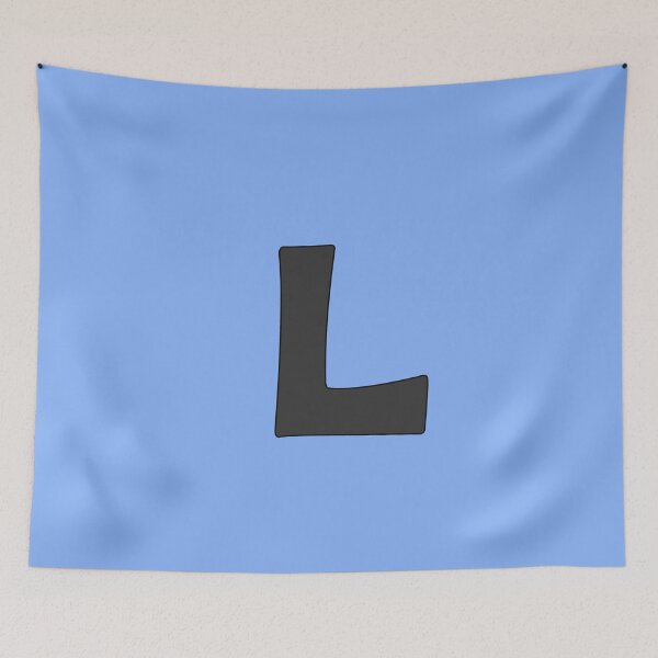Item preview, letter l black designed and sold by ZiphGames.