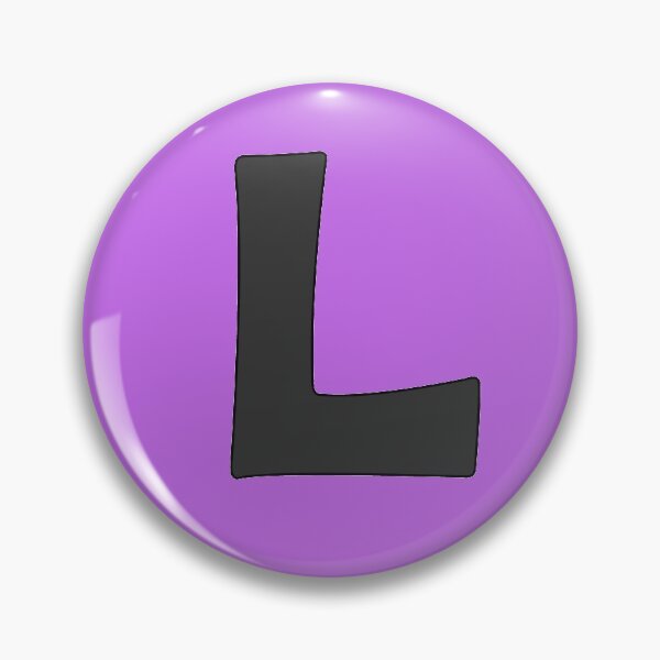 Item preview, letter l black designed and sold by ZiphGames.