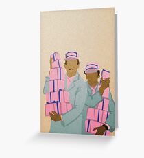Zero and Gustave Greeting Card