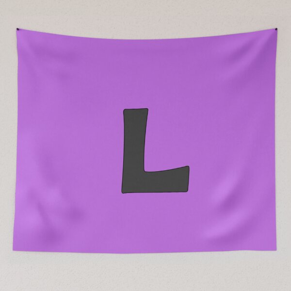 Item preview, letter l black designed and sold by ZiphGames.