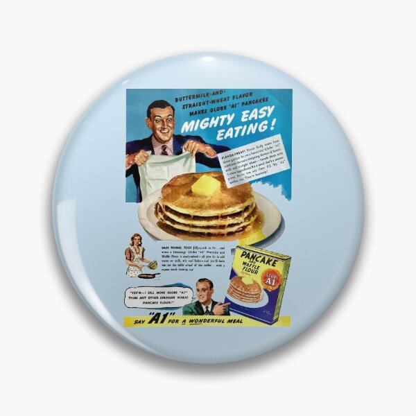 Item preview, PANCAKE AND WAFFLE MIX - ADVERT designed and sold by ThrowbackAds.