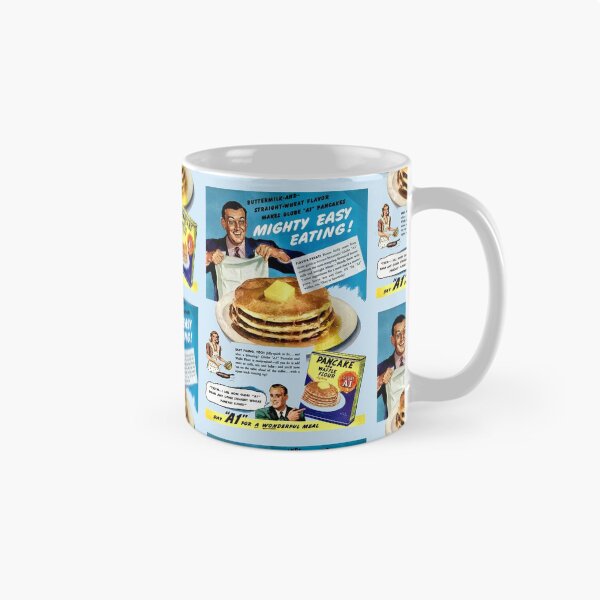 Item preview, PANCAKE AND WAFFLE MIX - ADVERT designed and sold by ThrowbackAds.